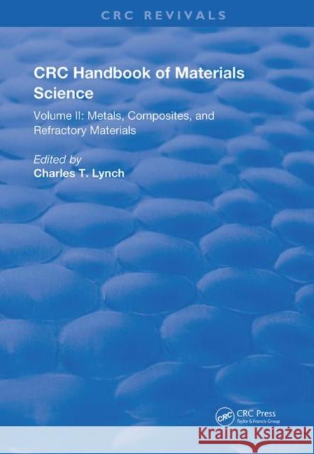 Handbook of Materials Science: Nonmetallic Materials & Applications Charles T. Lynch 9780367258917