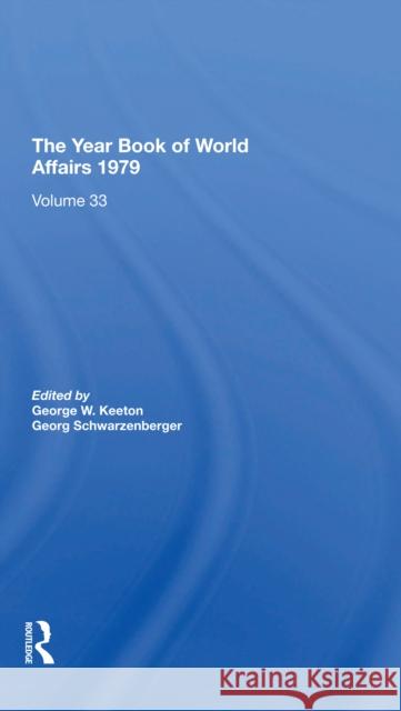 The Year Book of World Affairs, 1979  9780367274269 Routledge