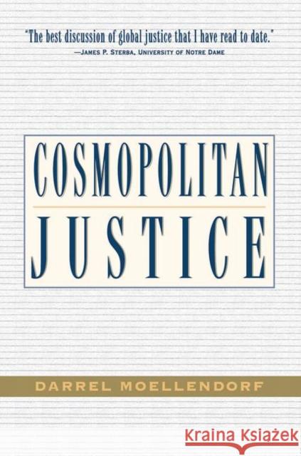 Cosmopolitan Justice Darrel Moellendorf 9780367315238