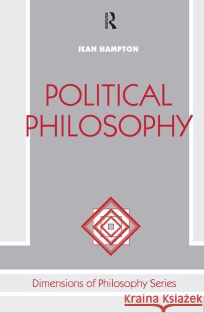 Political Philosophy Jean Hampton   9780367317331