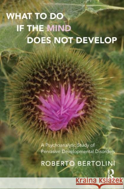 What to Do If the Mind Does Not Develop: A Psychoanalytic Study of Pervasive Developmental Disorders Bertolini, Roberto 9780367329716 Taylor and Francis