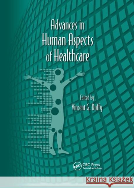 Advances in Human Aspects of Healthcare  9780367381097 Taylor and Francis
