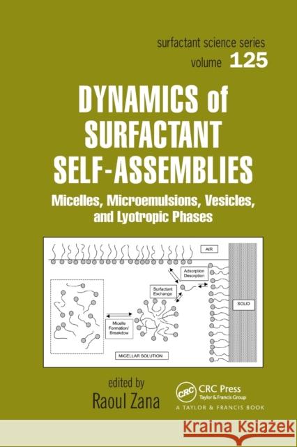 Dynamics of Surfactant Self-Assemblies: Micelles, Microemulsions, Vesicles and Lyotropic Phases Raoul Zana 9780367393120