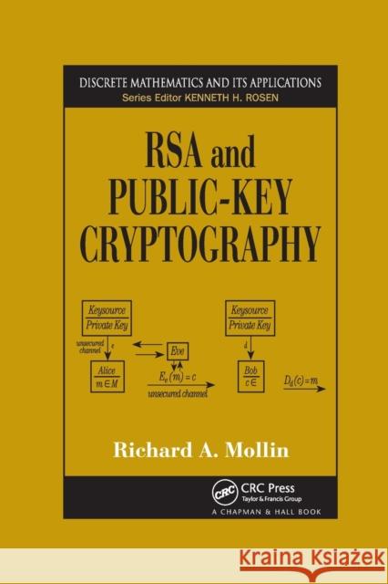 Rsa and Public-Key Cryptography Richard A. Mollin 9780367395650 CRC Press