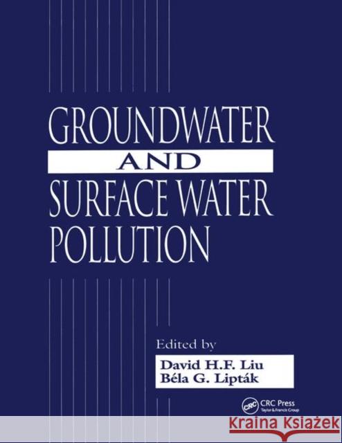Groundwater and Surface Water Pollution  9780367399214 Taylor and Francis