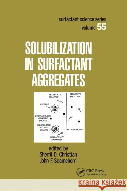 Solubilization in Surfactant Aggregates Sherril D. Christian John F. Scamehorn 9780367401795 CRC Press