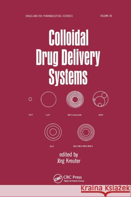 Colloidal Drug Delivery Systems Jorg Kreuter 9780367402013