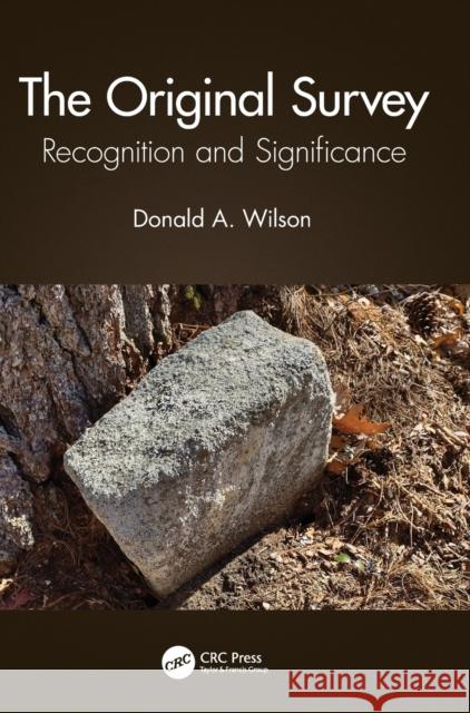 The Original Survey: Recognition and Significance Donald A. Wilson 9780367405472