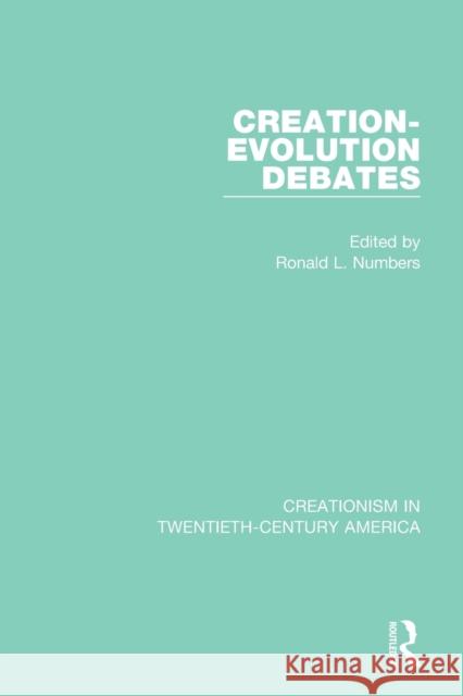 Creation-Evolution Debates  9780367410377 Taylor & Francis Ltd