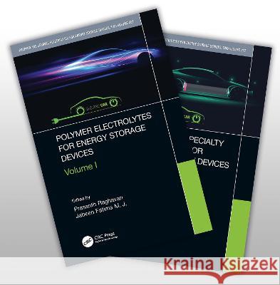 Polymer and Ceramic Electrolytes for Energy Storage Devices, Two-Volume Set Prasanth Raghavan Jabeen Fatima 9780367421199