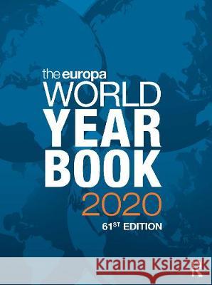 The Europa World Year Book 2020 Europa Publications 9780367424404 Routledge