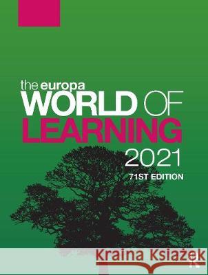 The Europa World of Learning 2021 Europa Publications 9780367440206 Routledge