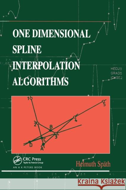 One Dimensional Spline Interpolation Algorithms Helmuth Spath   9780367449070