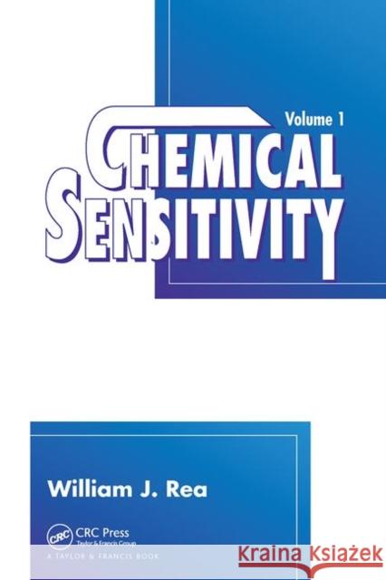 Chemical Sensitivity, Volume I William J. Rea   9780367450229 CRC Press
