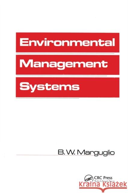 Environmental Management Systems B. Marguglio   9780367450618 CRC Press