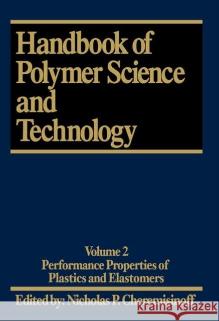 Handbook of Polymer Science and Technology Cheremisinoff   9780367451011