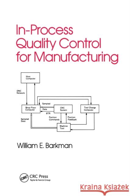 In-Process Quality Control for Manufacturing William E. Barkman   9780367451158 CRC Press