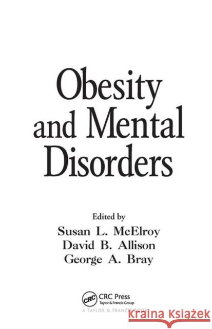 Obesity and Mental Disorders  9780367453893 Taylor and Francis