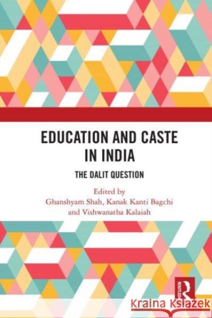 Education and Caste in India  9780367516604 Taylor & Francis Ltd