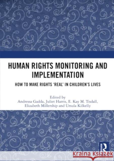 Human Rights Monitoring and Implementation  9780367520700 Taylor & Francis Ltd