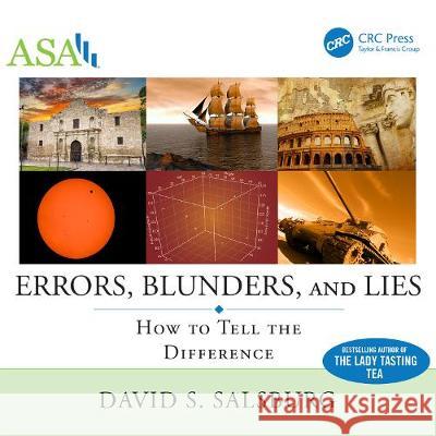Errors, Blunders, and Lies: How to Tell the Difference David S Salsburg John Chancer  9780367525408 Taylor & Francis Ltd