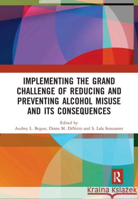 Implementing the Grand Challenge of Reducing and Preventing Alcohol Misuse and Its Consequences Audrey Begun Diana Dinitto Shulamith Lala a. Straussner 9780367529956