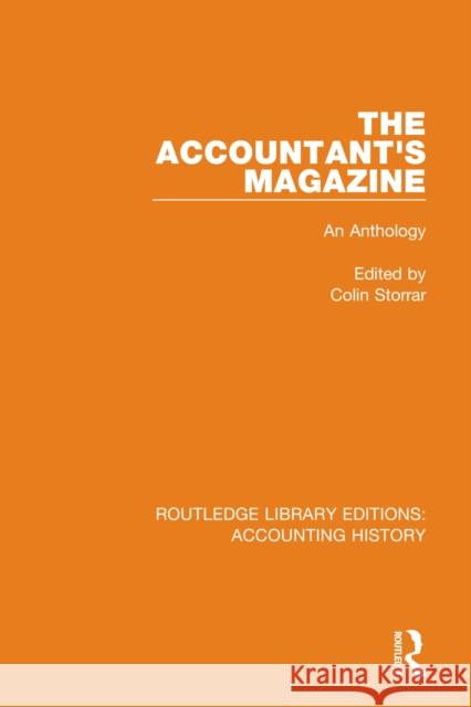 The Accountant's Magazine: An Anthology  9780367533472 Routledge