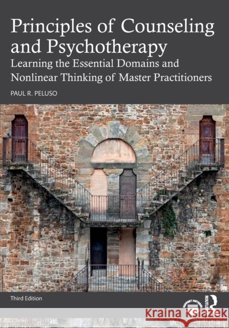 Principles of Counseling and Psychotherapy: Learning the Essential Domains and Nonlinear Thinking of Master Practitioners Paul R. Peluso 9780367538606