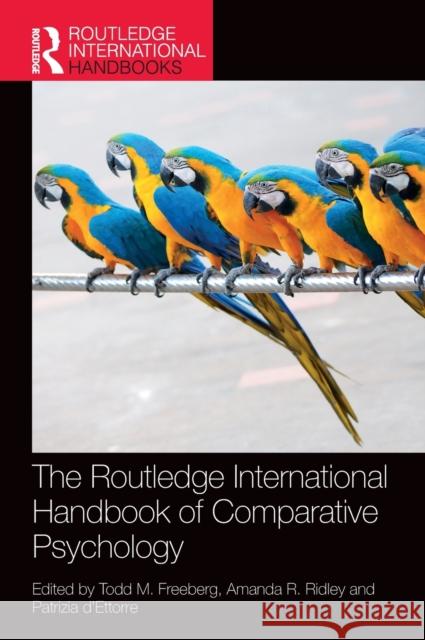 The Routledge International Handbook of Comparative Psychology Todd M. Freeberg Amanda R. Ridley Patrizia D'Ettorre 9780367546045 Routledge