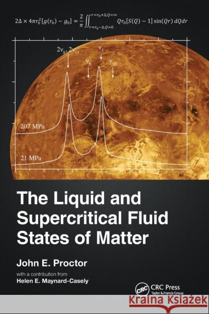 The Liquid and Supercritical Fluid States of Matter  9780367549350 CRC Press