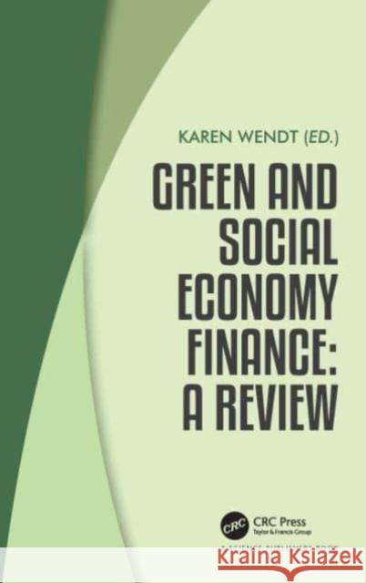Green and Social Economy Finance  9780367555191 CRC Press