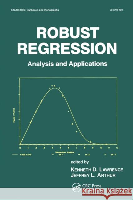 Robust Regression: Analysis and Applications Kenneth D. Lawrence 9780367580186 CRC Press