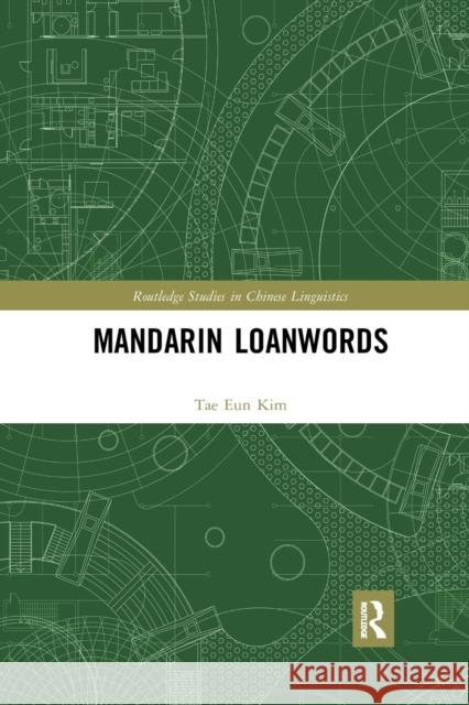 Mandarin Loanwords Tae Eun Kim 9780367597115 Routledge