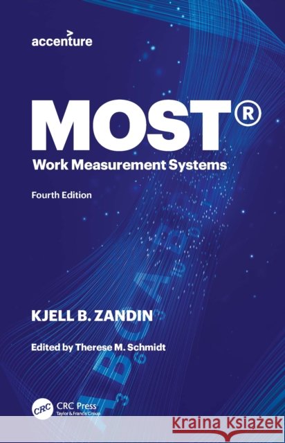 MOST® Work Measurement Systems Therese M. Schmidt 9780367615932 CRC Press