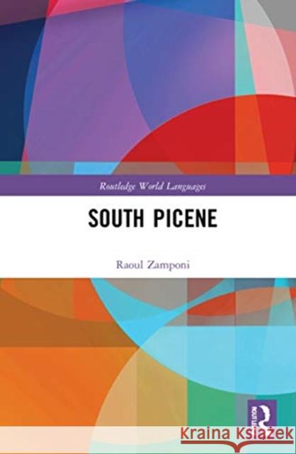 South Picene Raoul Zamponi 9780367652517 Routledge