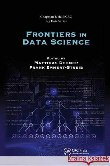 Frontiers in Data Science Matthias Dehmer Frank Emmert-Streib 9780367657659