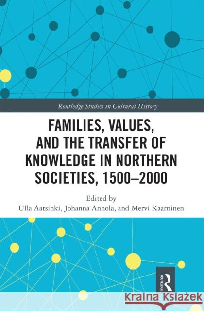 Families, Values, and the Transfer of Knowledge in Northern Societies, 1500-2000 Ulla Aatsinki Johanna Annola Mervi Kaarninen 9780367663810