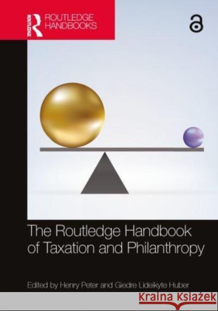 The Routledge Handbook of Taxation and Philanthropy  9780367688288 Taylor & Francis Ltd