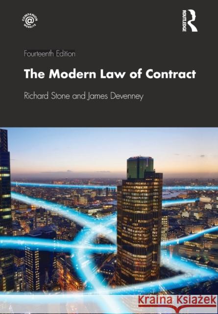 The Modern Law of Contract Richard Stone James Devenney 9780367697952 Taylor & Francis Ltd