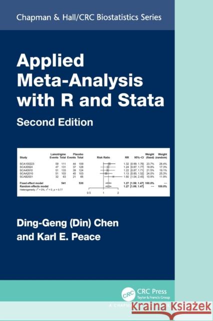 Applied Meta-Analysis with R and Stata Ding-Geng (Din) (University of North Carolina, USA) Chen 9780367709341 Taylor & Francis Ltd