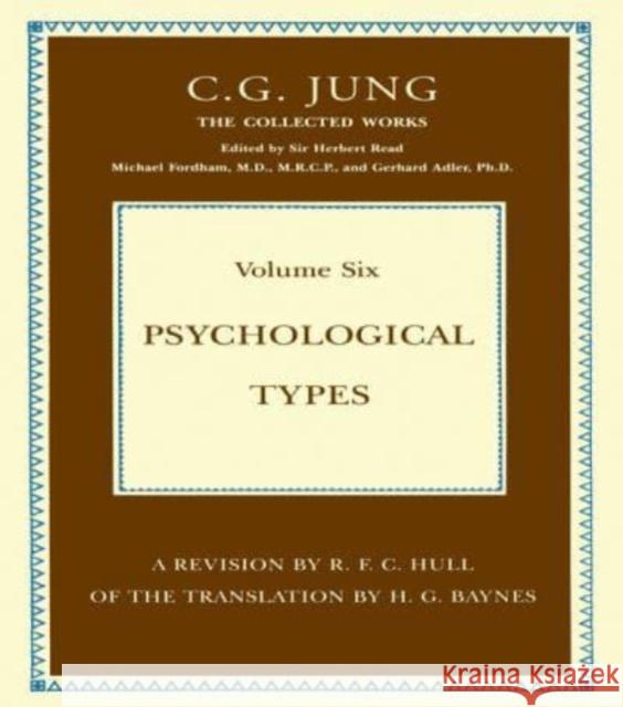 Psychological Types C. G. Jung   9780367713539 Routledge