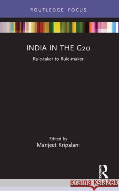 India in the G20  9780367716110 Taylor & Francis Ltd