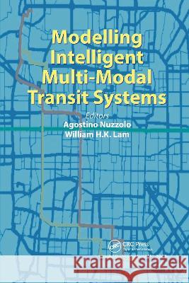 Modelling Intelligent Multi-Modal Transit Systems  9780367782634 Taylor and Francis