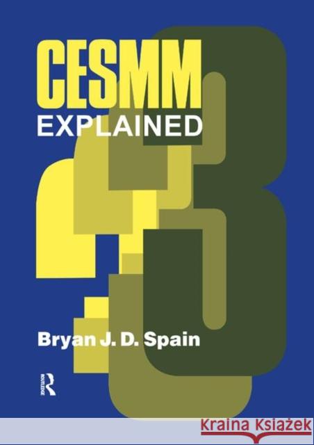 Cesmm 3 Explained Bryan Spain 9780367865542