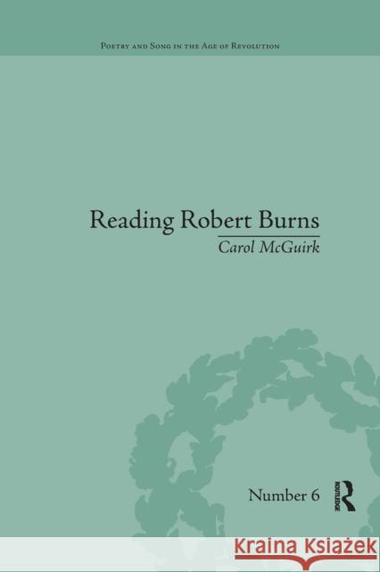 Reading Robert Burns: Texts, Contexts, Transformations Carol McGuirk 9780367876029