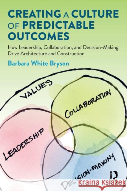 Creating a Culture of Predictable Outcomes: How Leadership, Collaboration, and Decision-Making Drive Architecture and Construction Barbara White Bryson 9780367894375 Routledge