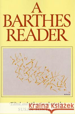 A Barthes Reader Roland Barthes Susan Sontag 9780374521448 Hill & Wang