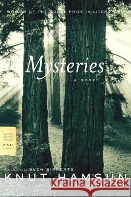 Mysteries Knut Hamsun Gerry Bothmer 9780374530297 Farrar Straus Giroux