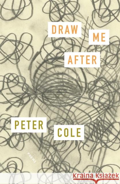 Draw Me After: Poems Peter Cole 9780374607876