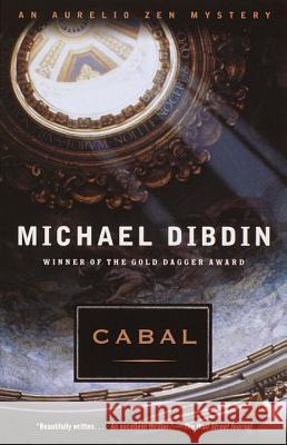 Cabal: An Aurelio Zen Mystery Michael Dibdin 9780375707704 Vintage Books USA